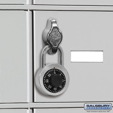 Combination Padlock - with Built-in Hasp - for Cell Phone Locker Door